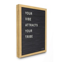 Stupell Industries The Stupell Home Decor Your Vibe Your Tribe Black and White F - £45.07 GBP