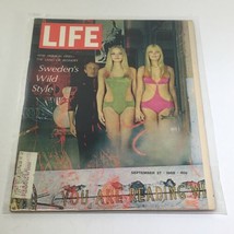 VTG Life Magazine: September 27 1968 - Sweden&#39;s Wild Style - The Land of Blondes - £10.36 GBP