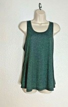 Alpana Womens Sz M Green Athletic Tank Top Shirt Sleeveless Double Strap - $10.67