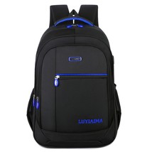 Men&#39;s backpack Unisex Waterproof Ox15 Inch Laptop BackpaCasual Travel Boys Stude - £28.74 GBP