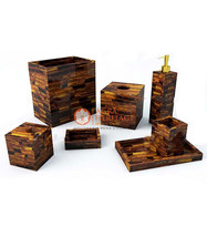 Tiger Eye Stone Bathroom Set/ Handmade Bathroom/ Decoration Bathroom/ Luxury Set - £1,397.38 GBP