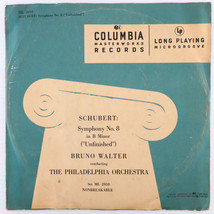 Bruno Walter - Schubert, Symphony No. 8 in B Minor &quot;Unfinished&quot; 10&quot; LP ML 2010 - £21.52 GBP