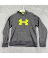 Under Armour Womens Gray Neon LIA STORM Long Sleeve Pullover Hoodie Size... - £19.46 GBP