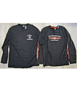 Set of Two Harley-Davidson Men&#39;s Long Sleeve Tee Shirts Size XL  - $80.13 CAD