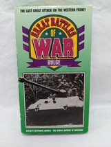 Great Battles Of War The Battle Of The Bulge VHS Tape - £6.39 GBP