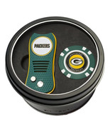Green Bay Packers NFL Swtichfix Golf Divot Tool w/ Marker Poker Chip Tin - $527.55 MXN