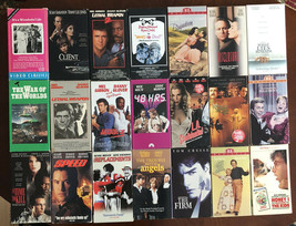 Vhs 21 Movie Lot Some Rentals Tom Cuise Mel Gibson Keanu Reeves Harrison... - £9.90 GBP