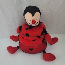 2003 North American Bear Co Inc Stacking Toy Ladybug Baby Stuffed Plush Stacker - $28.70
