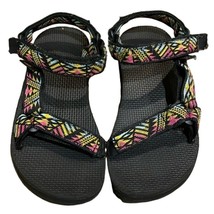 Teva Original Universal Multicolor Sandal Shoe Unisex Kids Size 2 Outdoors - £16.94 GBP