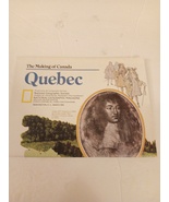 National Geographic Folded Map The Making Of Canada Quebec March 1991 Mint - £11.98 GBP