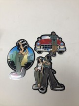 3 Pieces Stickers Lowrider Latino Vending Stickers Vintage 1999 - £5.42 GBP