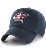 Columbus Blue Jackets OTS NHL Challenger Clean Up Navy Hat Cap Men&#39;s Adj... - €19,94 EUR