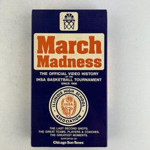 March Madness IHSA Basketball Tournament Official Video History VHS Tape - £71.21 GBP