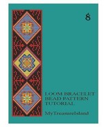 Bead Loom Vintage Motif 8 Multi-Color Bracelet Patterns PDF BP_116 - $3.60