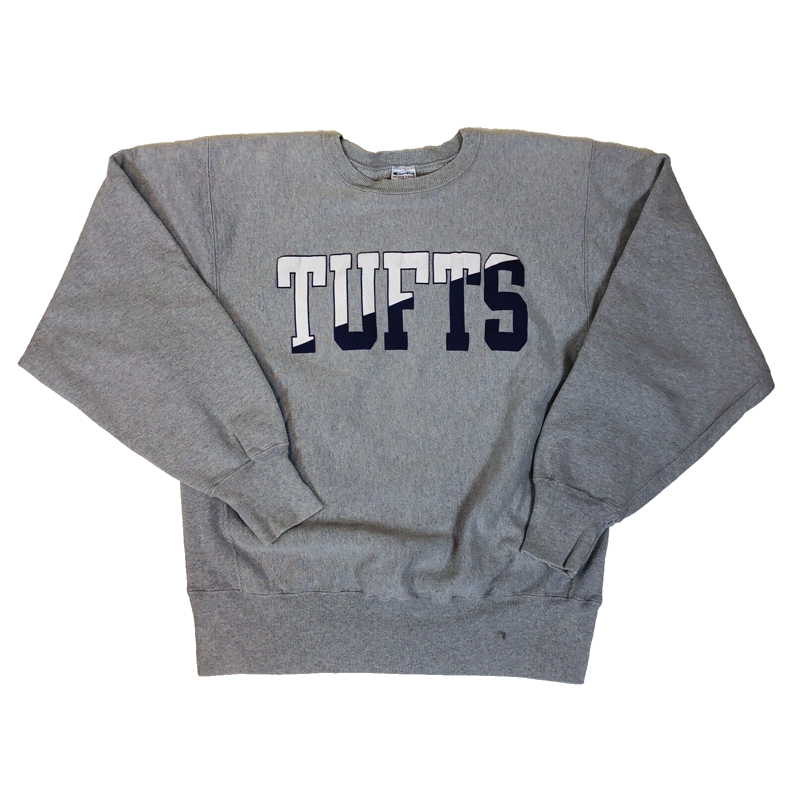 Primary image for Vintage Tufts University Champion Reverse Weave Crewneck Sweatshirt Large USA