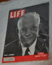 LIFE Magazine January 21, 1952 Dwight D Eisenhower Cover ! - £16.95 GBP