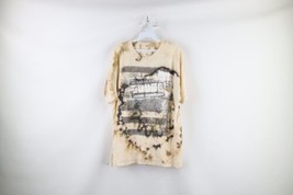 Harry Potter Mens XL Spell Out Acid Wash Azkaban Prison Short Sleeve T-S... - £23.29 GBP