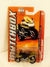 Matchbox 2013 #114 Olive BMW R1200 RT-P Police Motorcycle MBX Heroic Rescue MOC - £9.37 GBP