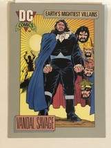 Vandal Savage Trading Card DC Comics  #110 - £1.55 GBP