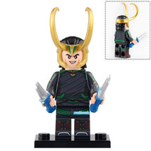 Loki (Thor Ragnarok) Marvel Universe Superhero Lego Compatible Minifigure Bricks - £2.39 GBP