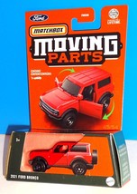 Matchbox 2024 Moving Parts Series 2021 Ford Bronco Red w/ Eco Recycled Metal - £5.53 GBP