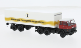 Brekina Hanomag Henschel F 221 S Koffer-SZ 1969 Union Transport Reemtsma... - $52.95