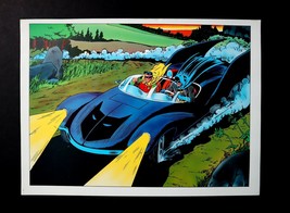 Original 1978 Infantino Batman Robin Batmobile DC Detective Comics pin-up poster - £23.92 GBP