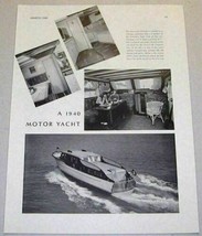 1940 Magazine Photo Chris-Craft 48 Ft Motor Yacht First of This Size - £12.19 GBP