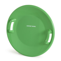 Downhill Pro Adults And Kids Plastic Saucer Disc Snow Sled, Green - £39.30 GBP