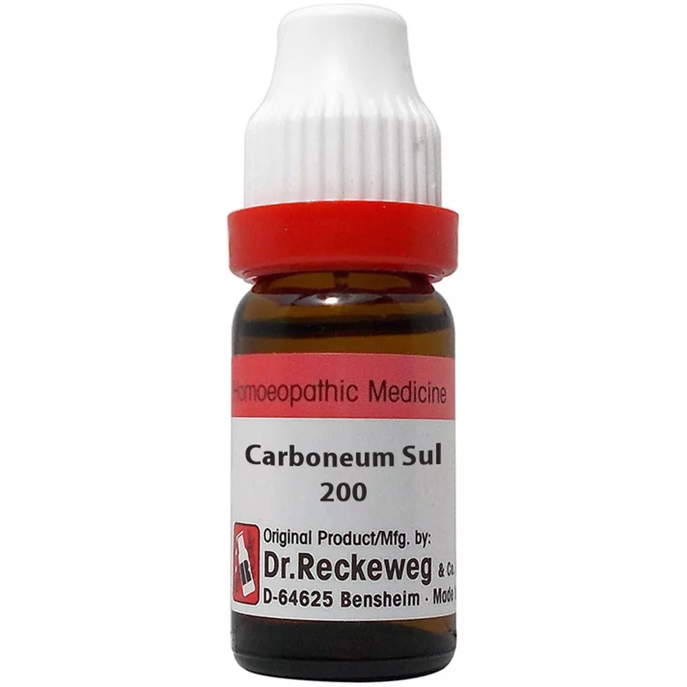 2 Pack Dr Reckeweg Carboneum Sulphuratum Dilution 200 CH (11ml) - £13.95 GBP