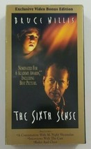 The Sixth Sense Exclusive Video Bonus Edition VHS 1999 Hollywood Pictures  - £4.63 GBP