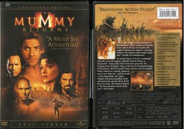 Mummy Returns Fs Dvd Rachel Weisz Patricia Valasquez Universal Video New Sealed - £5.54 GBP