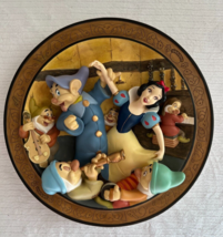 Disney 60th Anniversary Snow White And The Seven Dwarfs Plate A Yodel Ay... - £23.46 GBP