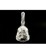 Psalm 23 Hand Bell, Clear Glass, Frosted Praying Hands, Etched Text, Lea... - £15.37 GBP