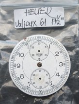HEUER VALJOUX 61 Chronograph Watch Dial and Movement for Parts or Repair - $665.00