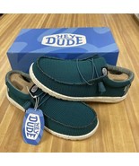Hey Dude Wally Sport Mesh - Teal | Men&#39;s Shoes | Men&#39;s Slip on Loafers |... - $44.99