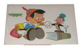 Vintage Walt Disney Placemat Pinocchio &amp; Jiminy Cricket 1960&#39;s - £7.81 GBP
