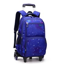  School bag with wheels school backpack On wheels School Trolley backpac... - £79.16 GBP