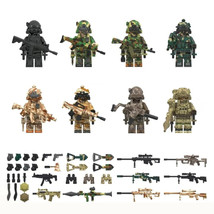 CSGO Special Forces KSK Alpha Snow Leopard Navy Seal 8pcs Minifigures Blocks Toy - £16.14 GBP