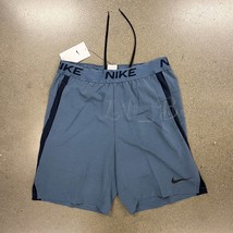NWT New Nike DM6613-451 Men Dri-FIT Flex 8&quot; Training Shorts Diffused Blue Size L - £27.50 GBP
