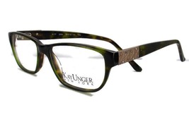 Kay Unger K 177 Green Women Plastic Eyeglass Frame 53-16-135 - £46.54 GBP