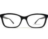 Burberry Eyeglasses Frames B2249-F 3001 Black Gold Cat Eye Rectangular 5... - £74.92 GBP