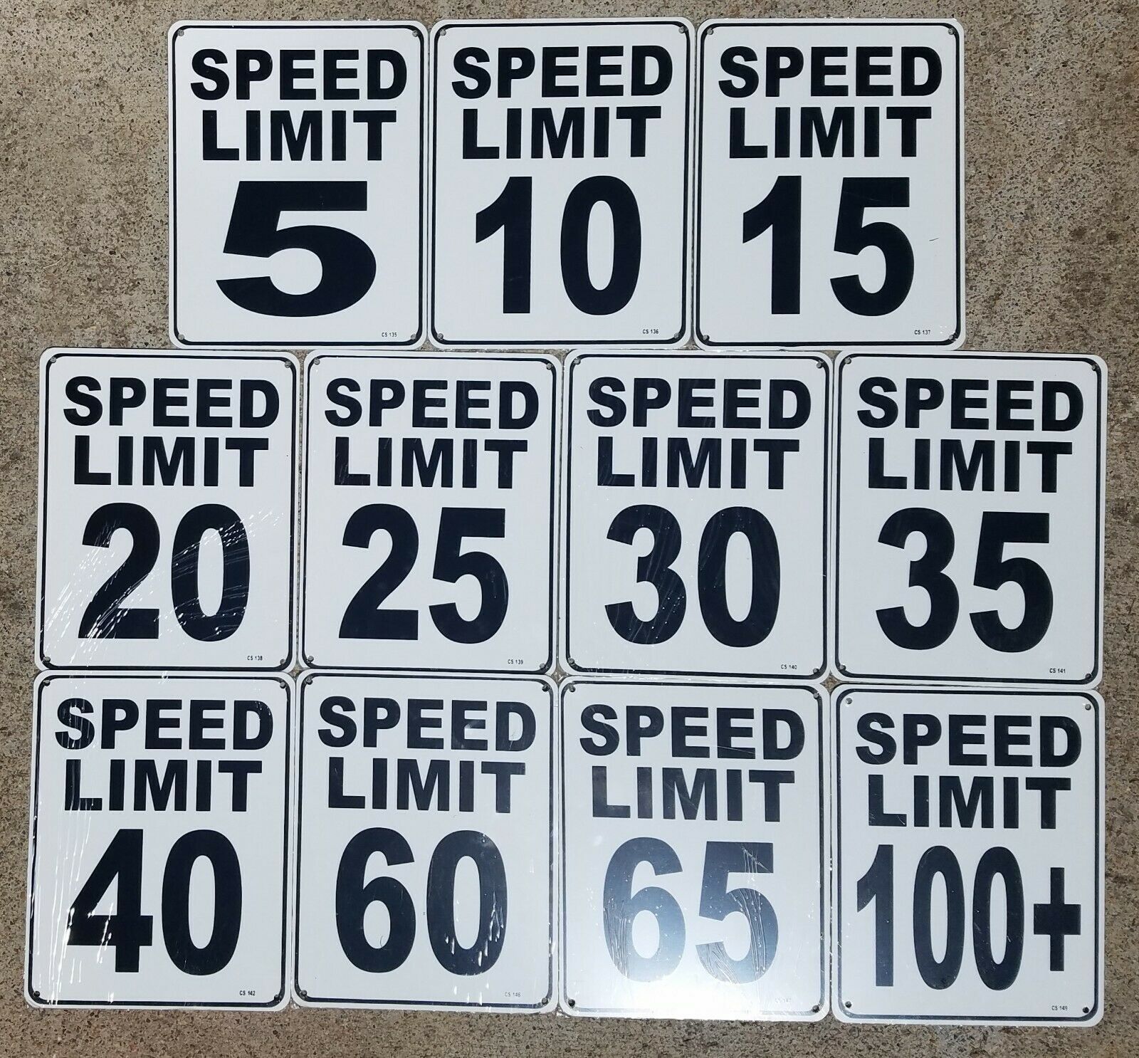8x10 Metal Aluminum Speed Limit MPH Signs 8&quot; x 10&quot; Novelty - $12.89
