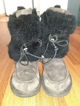 UGG Australia Rainier Black Sheepskin Eskimo Boot Women Model 5189 US 8 (HH) - £45.99 GBP