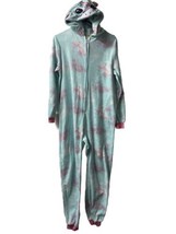 Cat and Jack Unicorn green Pink Unicorn Fleece Pajamas with Feet Kids XL - £8.42 GBP
