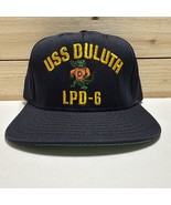 Vintage USS Duluth MILITARY Hat LPd-6 Ship Hat New Made In USA By Califo... - $40.61 CAD