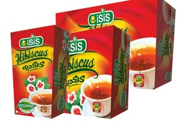20,50,100 Bags 100% Natural EGYPTIAN HIBISCUS Herbal Tea Healthy Drinks كركديه - £22.33 GBP+