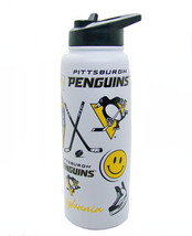 Pittsburgh Penguins NHL S34QB-63 Water Beverage Bottle Native Quencher 34 oz - £34.22 GBP
