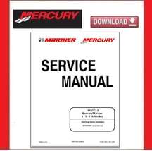 MERCURY Mariner 4hp 5hp 6hp 4-Stroke Engines Service Manual  - £15.73 GBP