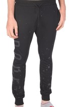 Dope Negro Gris Degradado Salpicadura Flaco Polar Pantalones Chándal Jogging Nwt - £34.67 GBP